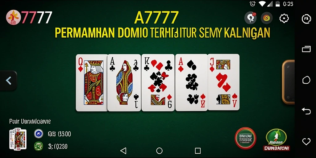 Tampilan gameplay seru dari A7777 dengan pemain yang aktif.