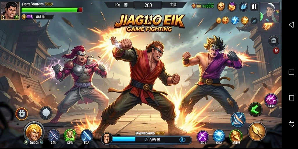 Tampilan gameplay JAGO11 yang intens dan menarik.