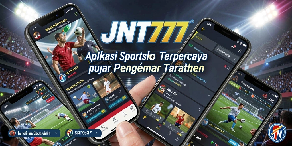 Screenshot utama JNT777 menampilkan antarmuka taruhan olahraga yang menarik.