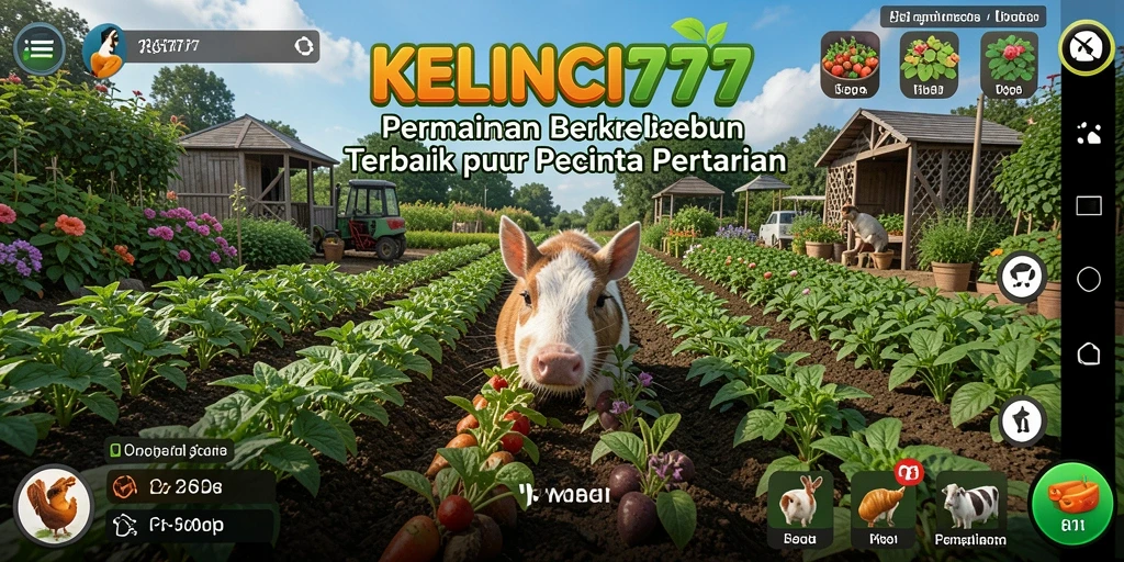 Tampilan gameplay KELINCI777 yang seru dan penuh warna.