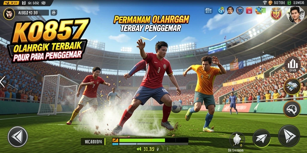 Tampilan menarik dari gameplay KO857 yang menampilkan aksi olahraga yang mendebarkan.