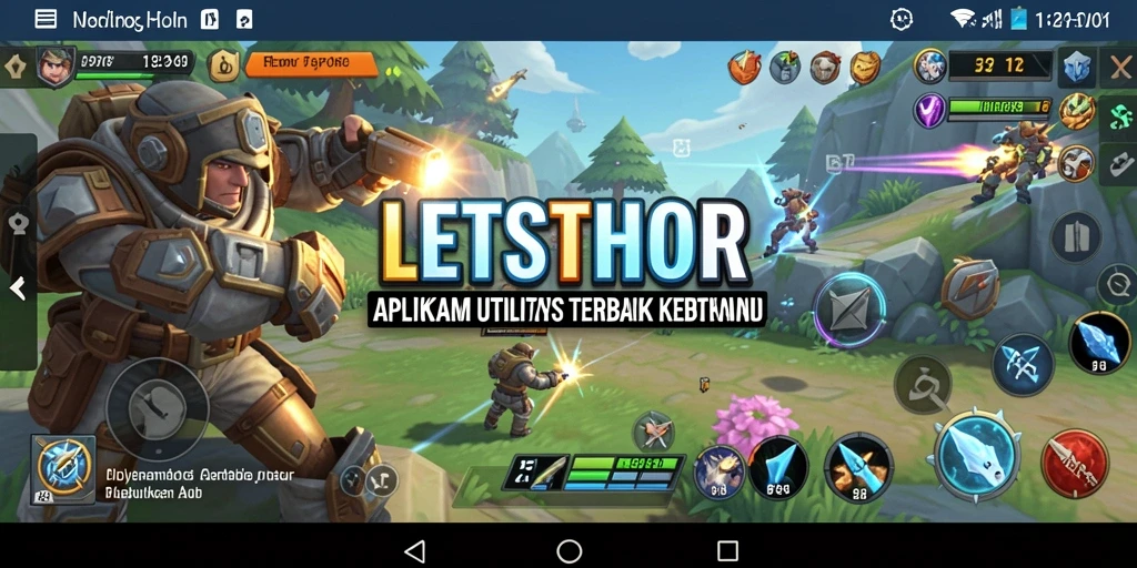 Tampilan antarmuka LETSTHOR yang sederhana dan fungsional.