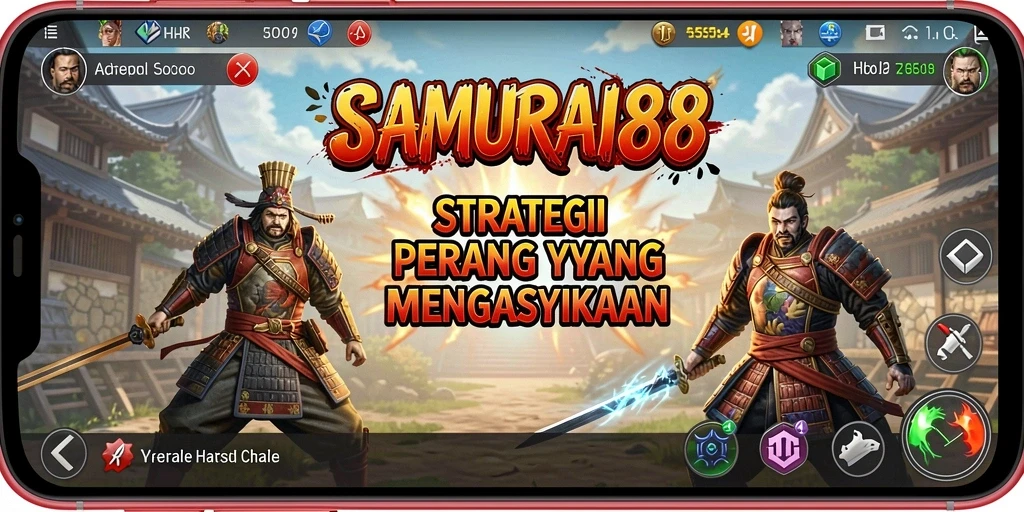 Tangkapan layar dari gameplay SAMURAI88 yang mendebarkan.