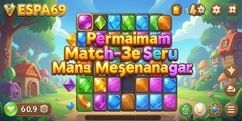 Tampilan gameplay VESPA69 yang seru dalam kategori Match-3.